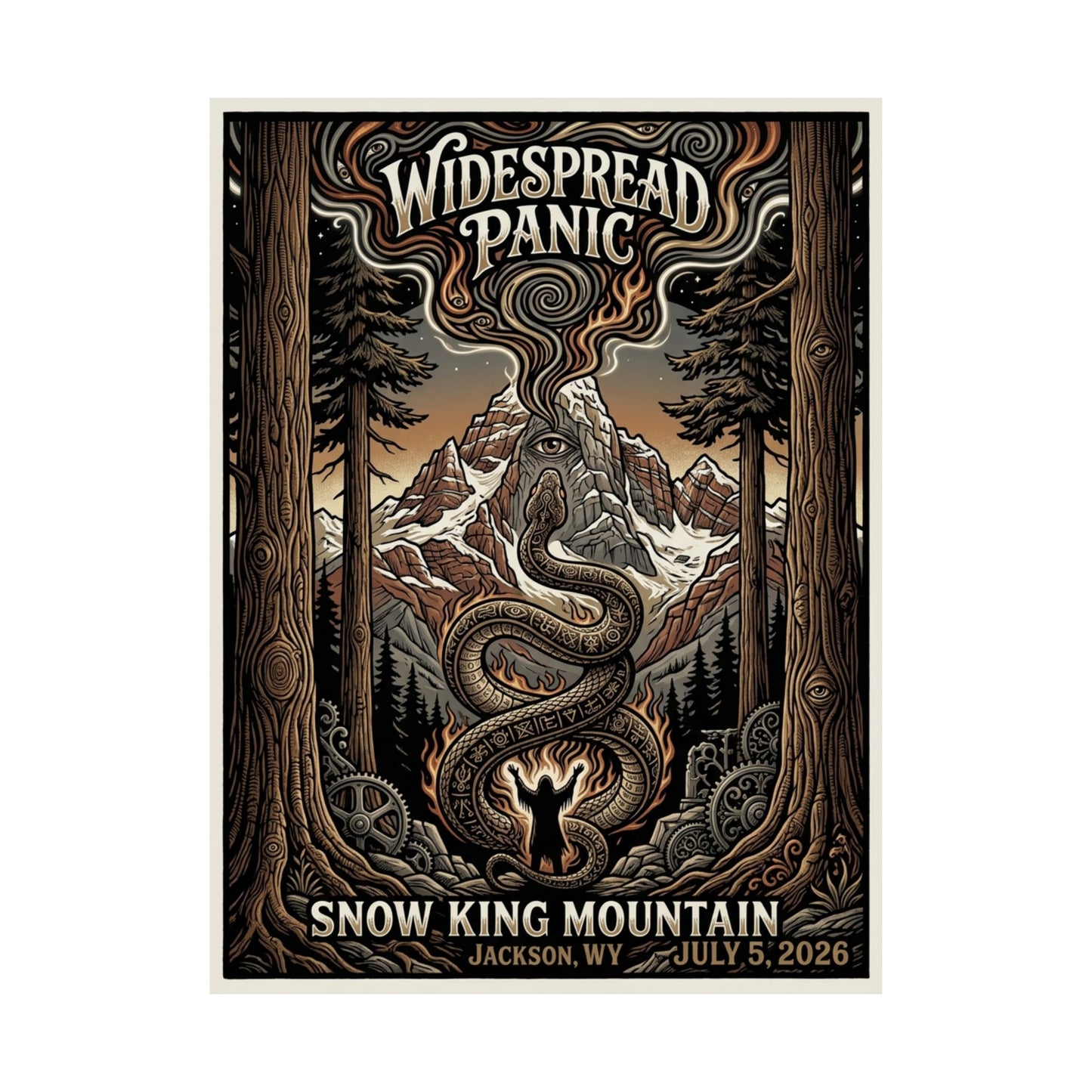 Widespread Panic | 07/05/26 | Jackson, WY | Concert Poster