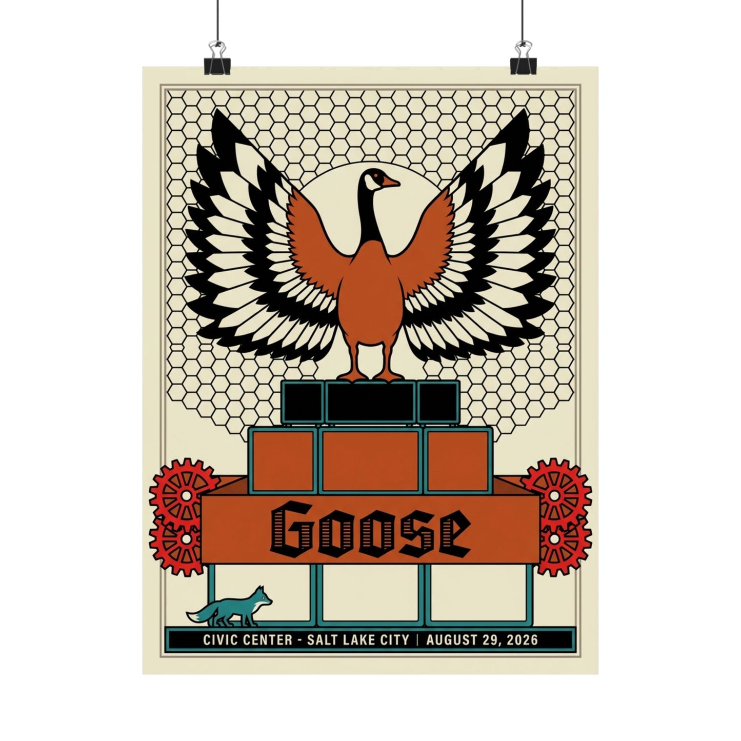 Goose | August 29, 2026 | Salt Lake City, UT | Concert Poster