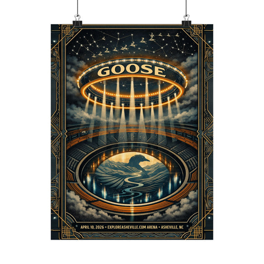 Goose  | 4/10/26 | Asheville, NC | Concert Poster  | V2