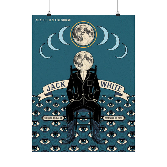 Jack White | September 30, 2026 | Del Mar, CA | Concert Poster