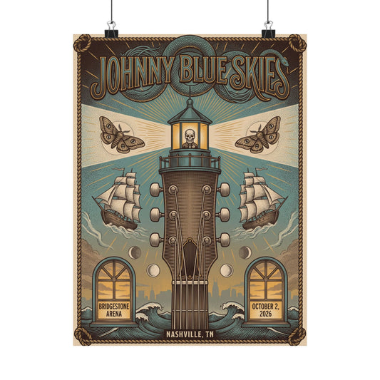 Johnny Blue Skies | October 2, 2026 | Nashville, TN | Concert Poster