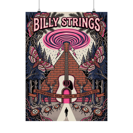 Billy Strings | October 6, 2026 | Eugene, OR | Concert Poster