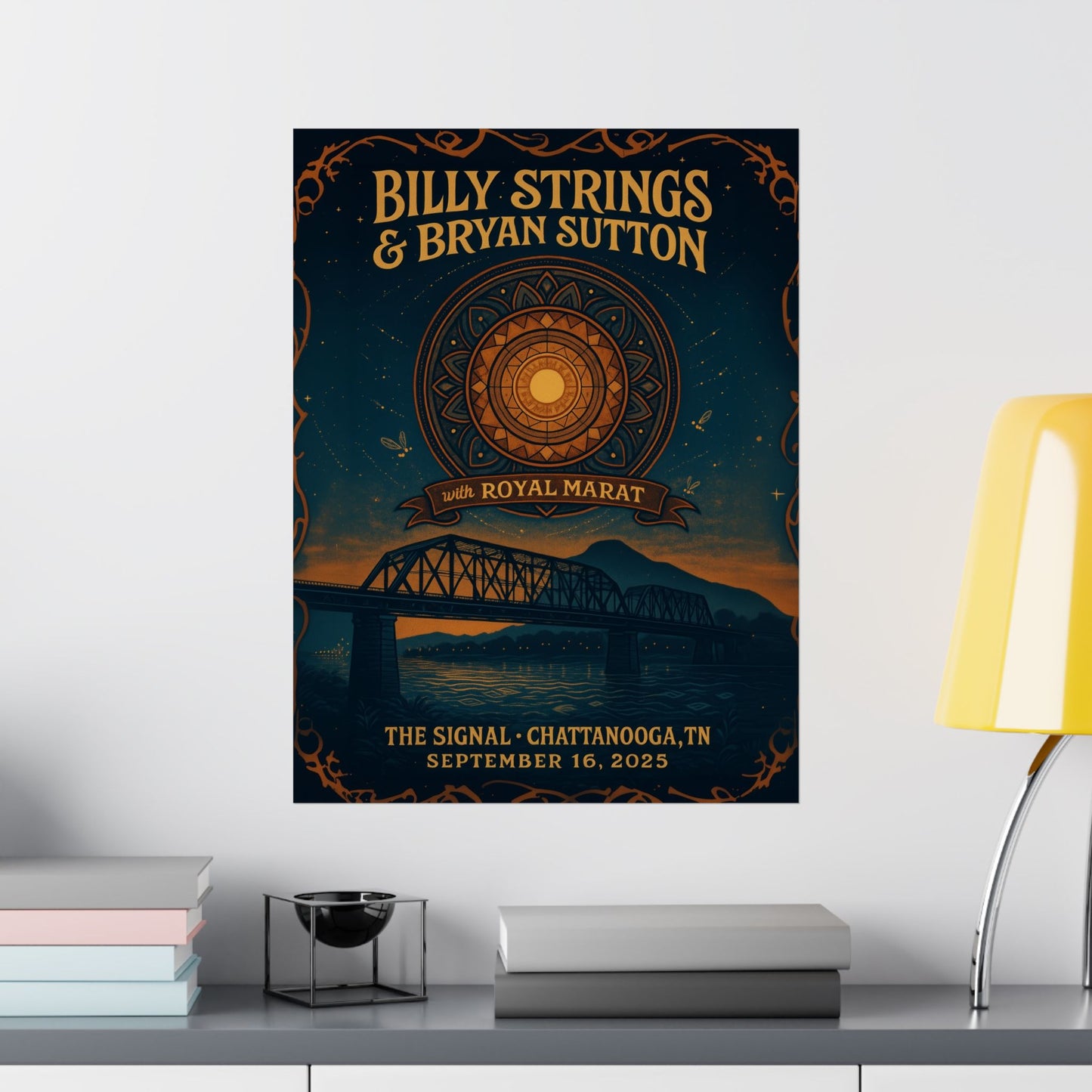 Billy Strings & Bryan Sutton Chattanooga | The Signal | September 16,2025 | Concert Poster