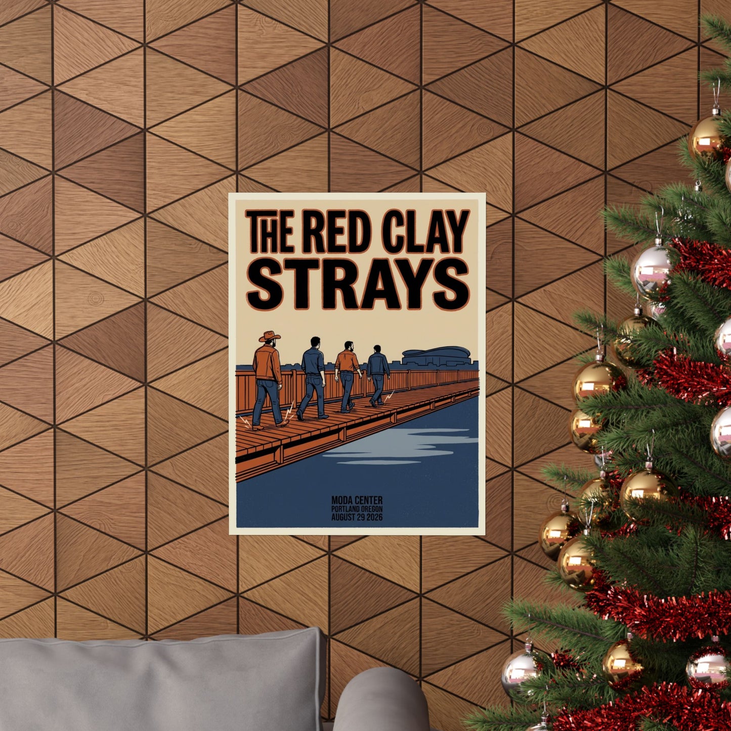 The Red Clay Strays | August 29, 2026 | Portland, OR | Concert Poster