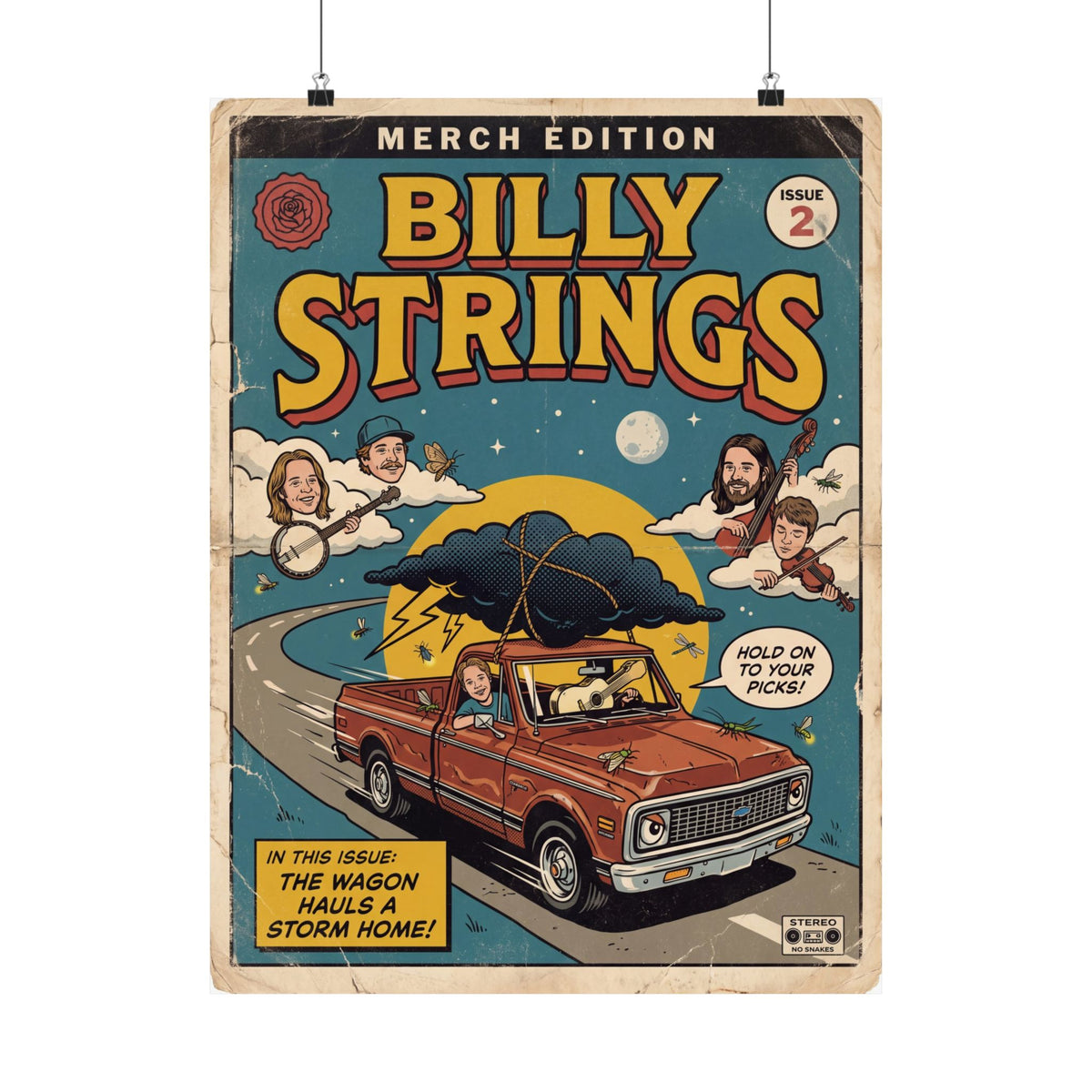 Billy Strings | The Thunder Wagon | Band Print