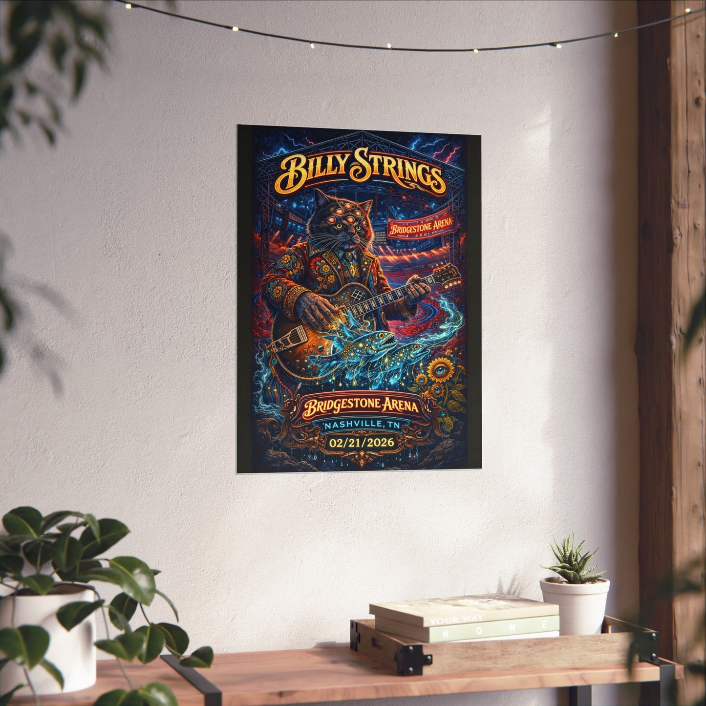 Billy Strings | 02/21/2026 | Nashville, TN | Concert Poster  | N2