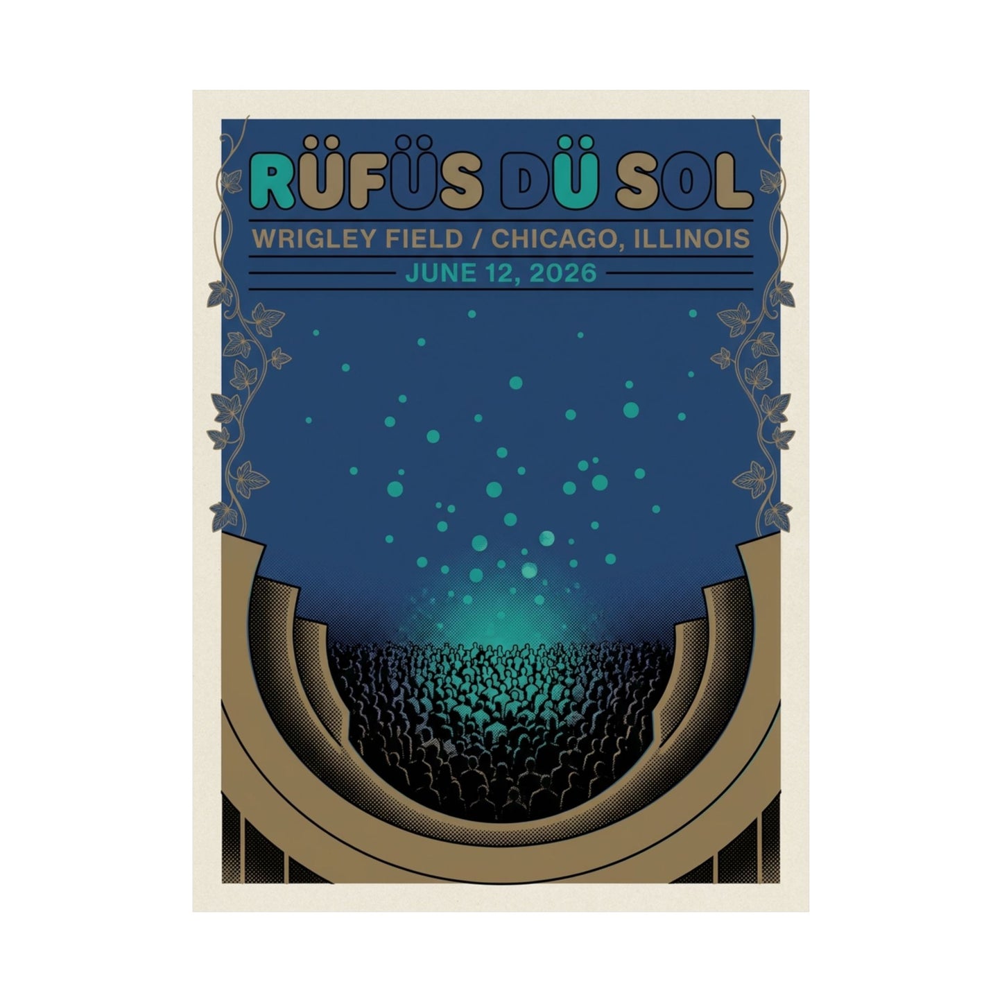 Rüfüs Du Sol | June 12, 2026 | Chicago, IL | Concert Poster