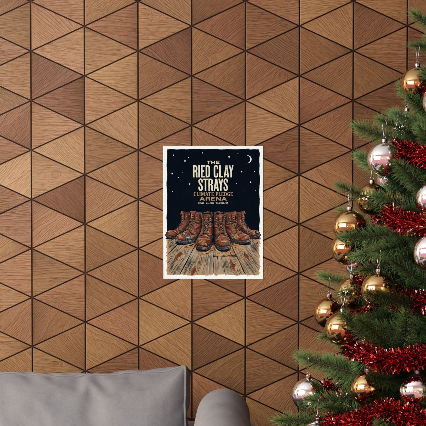 The Red Clay Strays | August 27, 2026 | Seattle, WA | Concert Poster