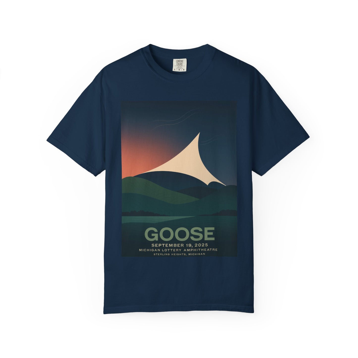 Goose | 9/19/25 | Sterling Heights, MI | Concert t-shirt  V2