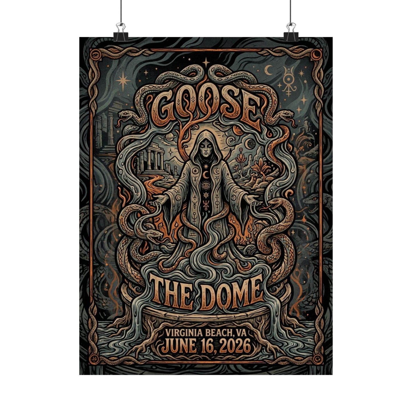 Goose | June 16, 2026 | Virginia Beach, VA | Concert Poster