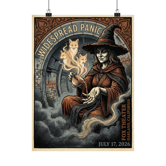 Widespread Panic | July 17, 2026 | Oakland, CA | Concert Poster