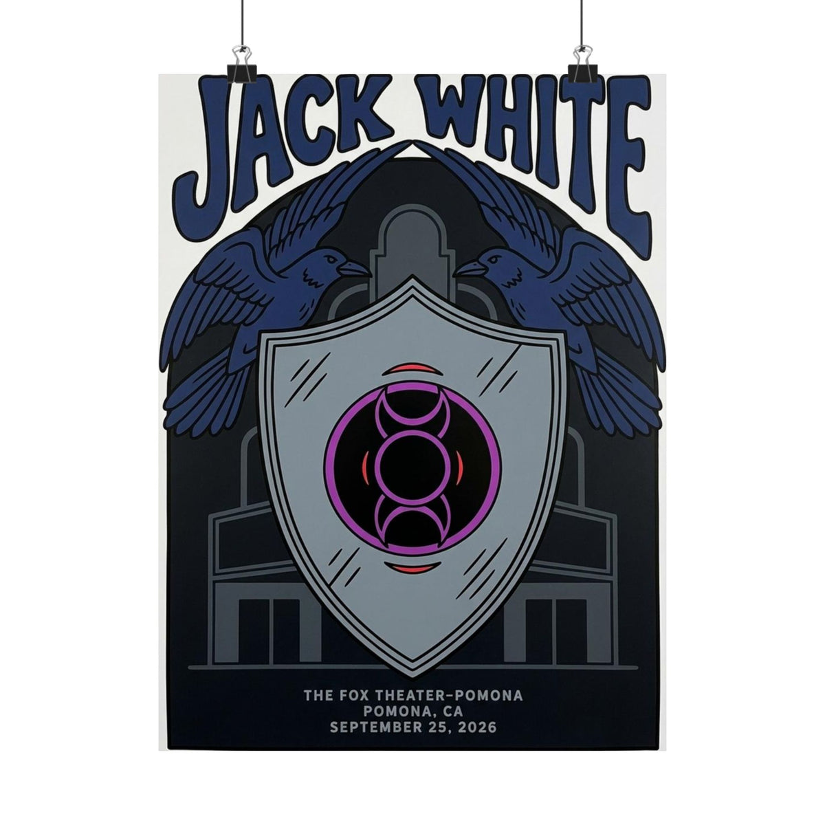 Jack White | September 25, 2026 | Pomona, CA | Concert Poster
