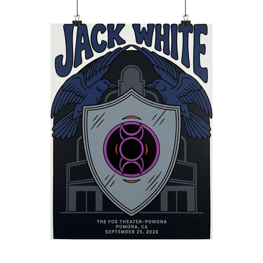 Jack White | September 25, 2026 | Pomona, CA | Concert Poster