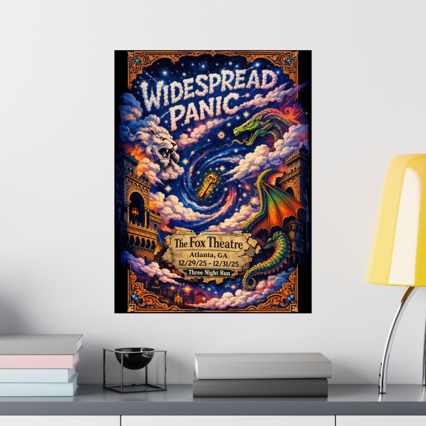 Widespread Panic | 12/29/25-12/31/25 | Atlanta, GA | Concert Poster  | V2