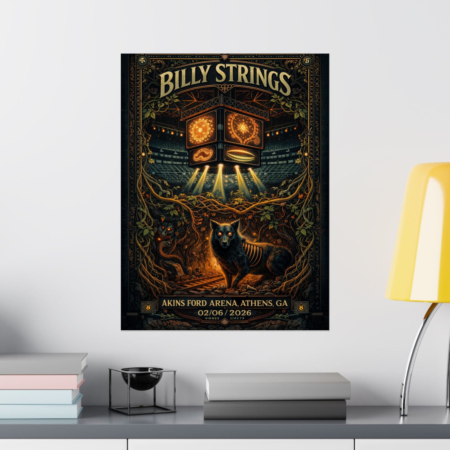 Billy Strings | 02/06/2026 | Athens, GA | Concert Poster  | N1