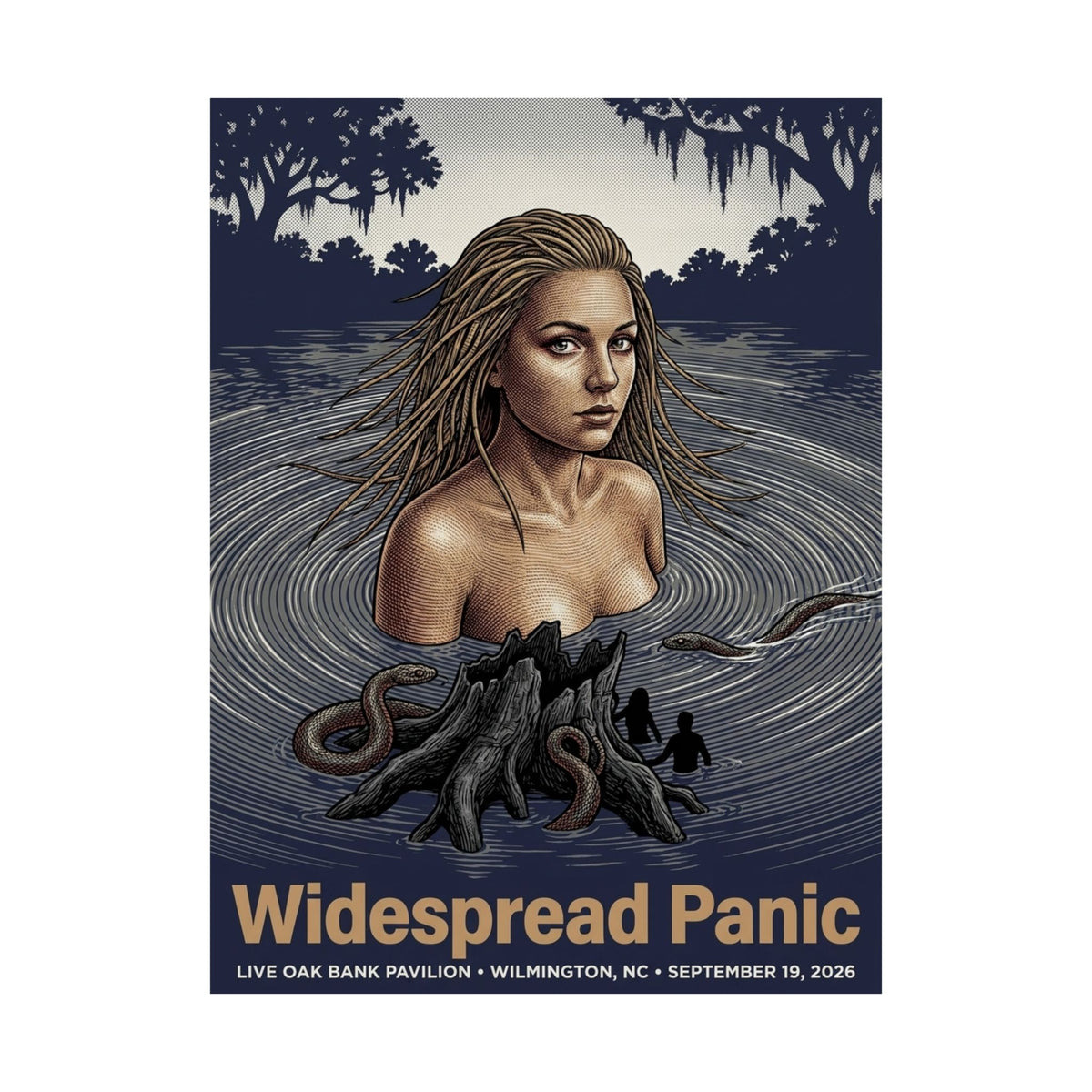 Widespread Panic | September 19, 2026 | Wilmington, NC | Concert Poster