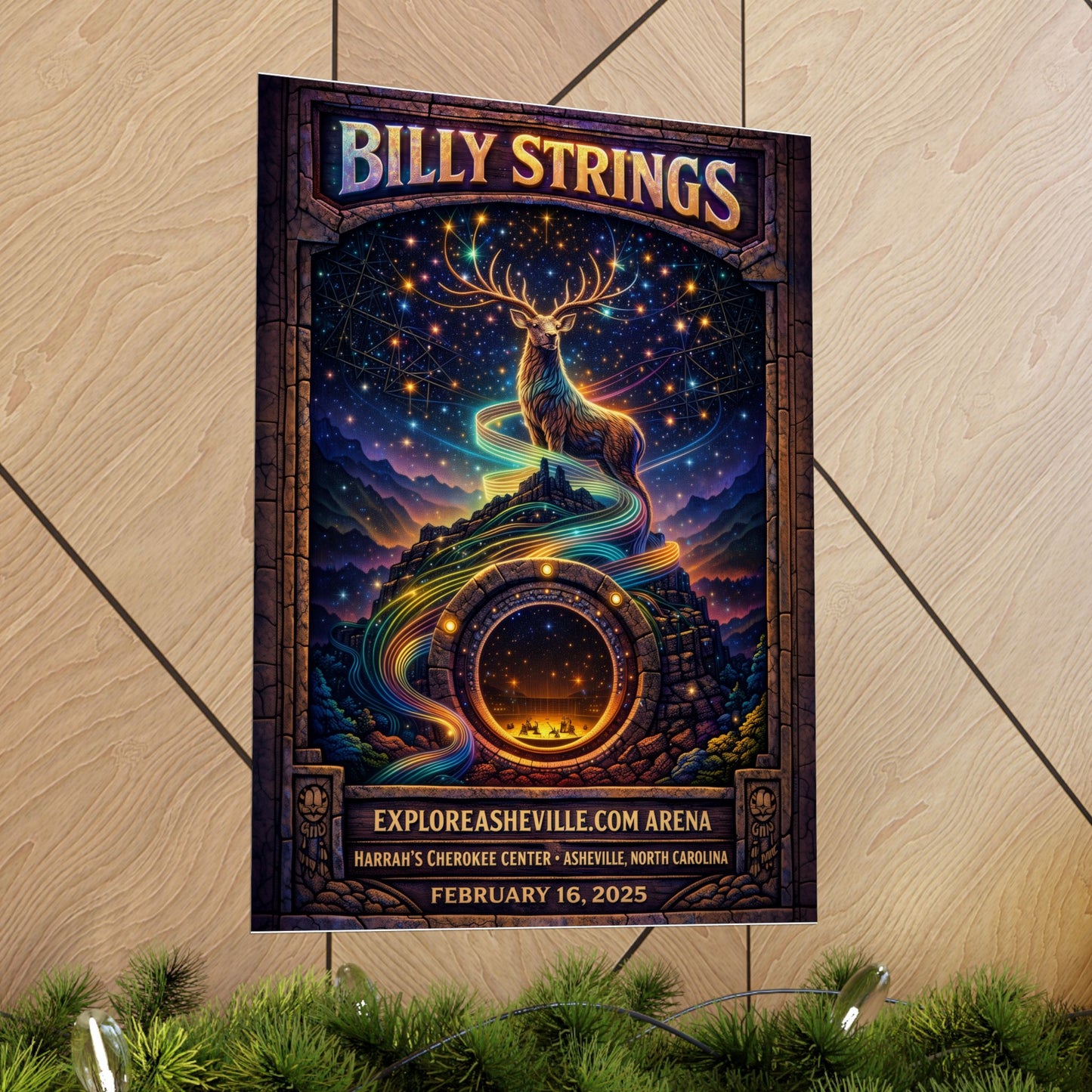 Billy Strings | 2/16/25 | Asheville, NC | Concert Poster  | N5