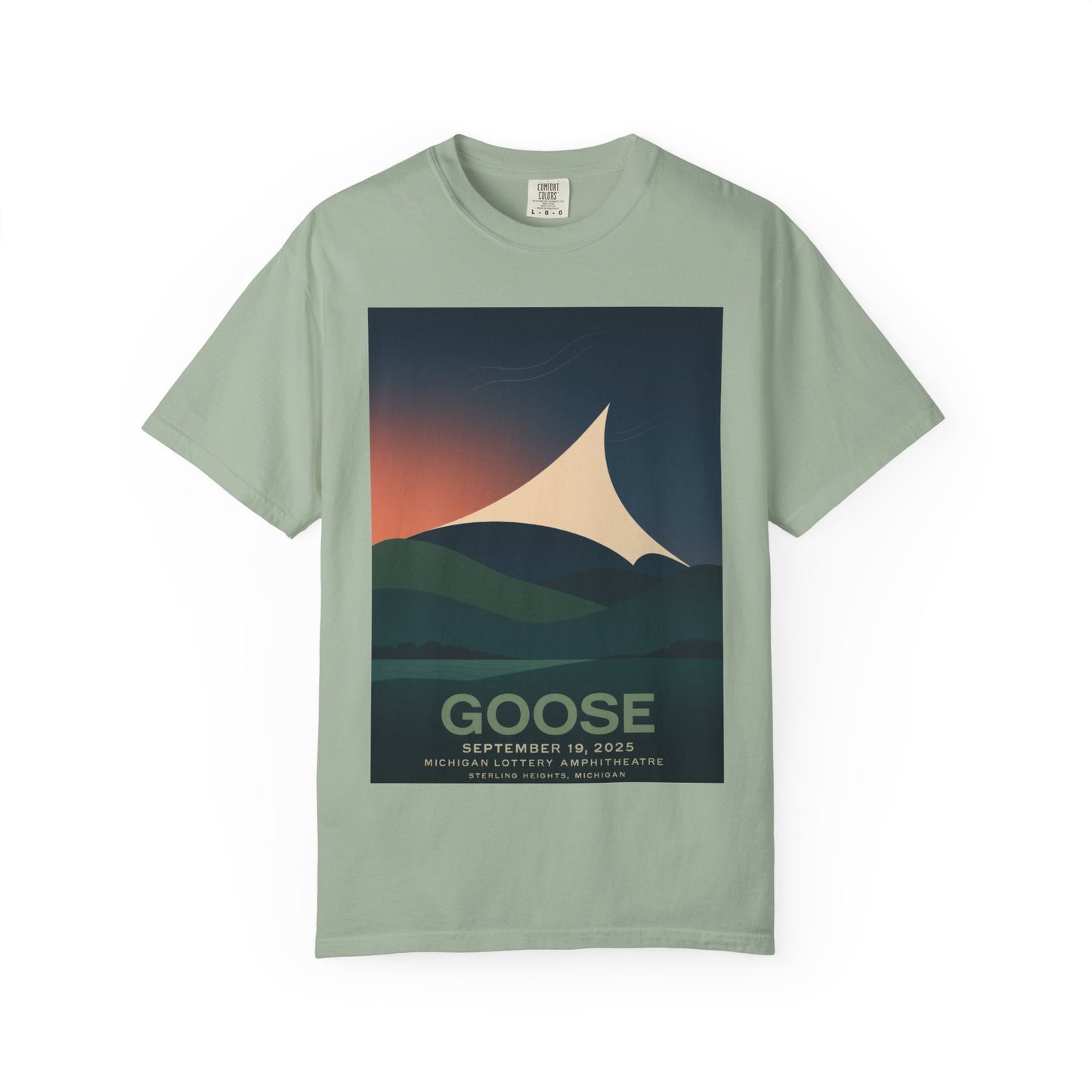 Goose | 9/19/25 | Sterling Heights, MI | Concert t-shirt  V2