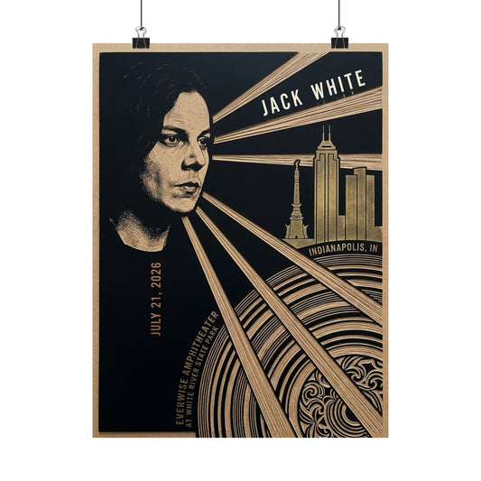 Jack White | July 21, 2026 | Indianapolis, IN | Concert Poster