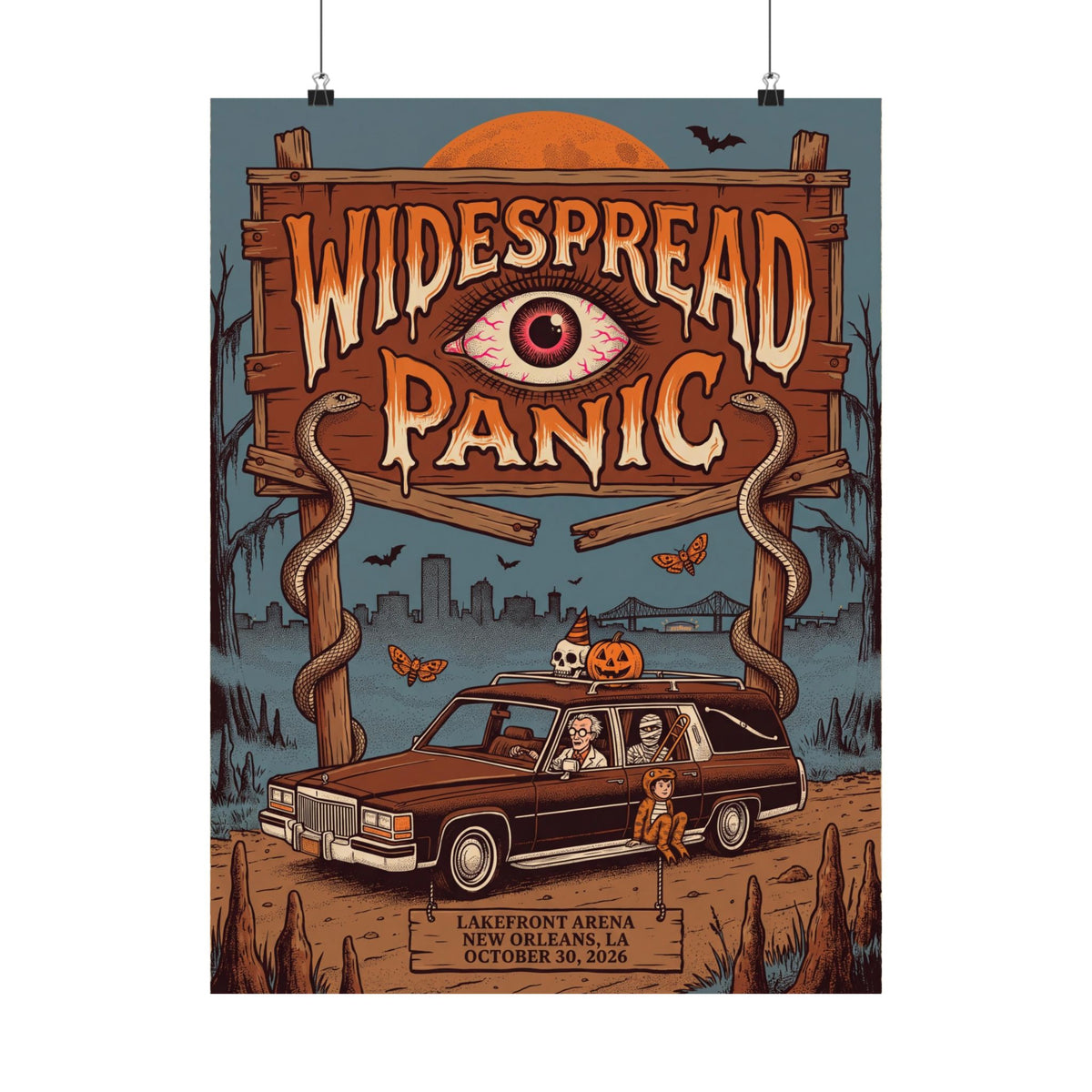 Widespread Panic | October 30, 2026 | New Orleans, LA | Concert Poster