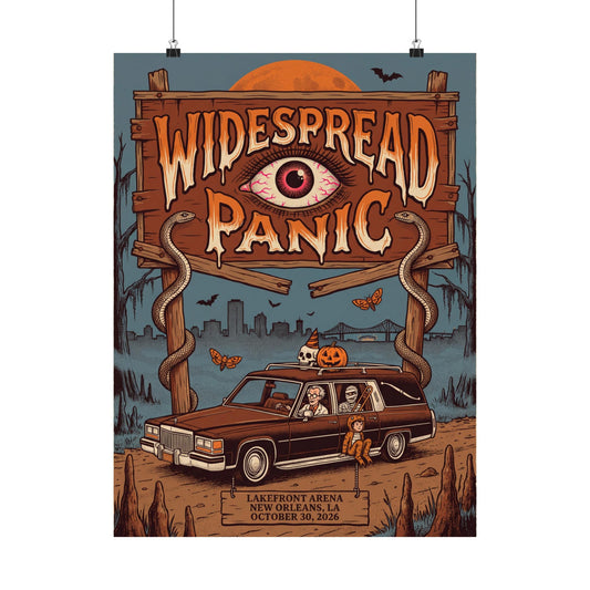 Widespread Panic | October 30, 2026 | New Orleans, LA | Concert Poster