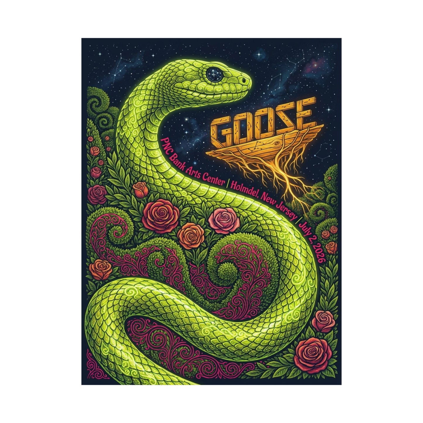 Goose  | 07/02/26 | Holmdel, NJ | Concert Poster  | V2