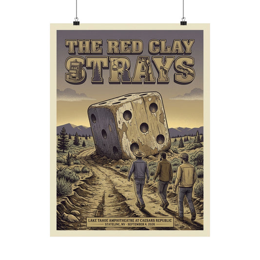 The Red Clay Strays | September 4, 2026 | Stateline, NV | Concert Poster