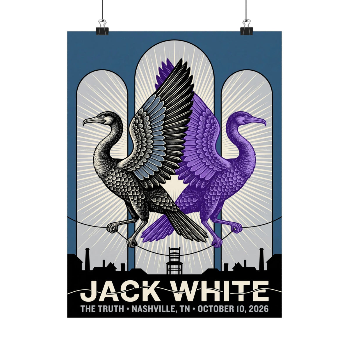 Jack White | October 10, 2026 | Nashville, TN | Concert Poster