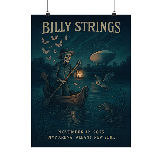 Billy Strings Albany November 12, 2025 | MVP Arena | Concert Poster | V2