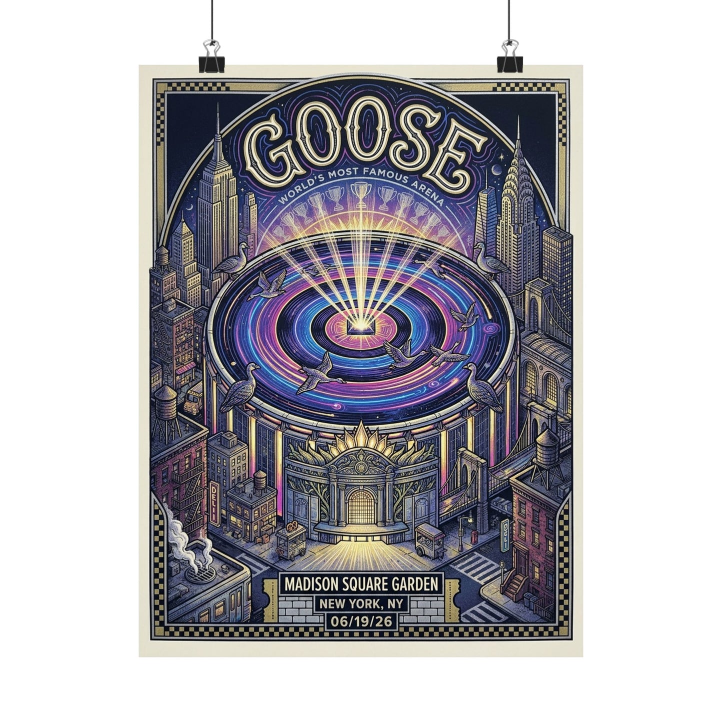 Goose  | 06/19/26 | New York, NY | Concert Poster  | N1