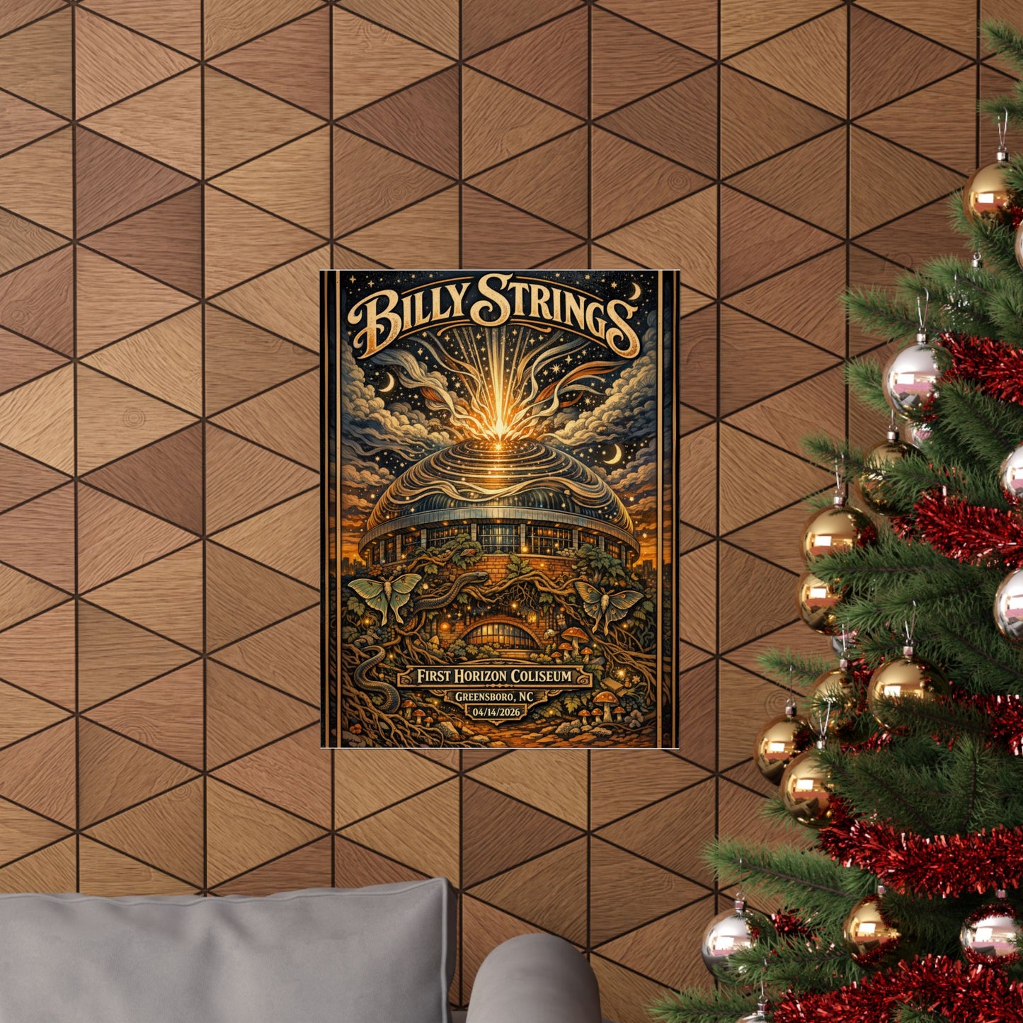 Billy Strings | 04/14/2026 | Greensboro, NC | Concert Poster  | V1