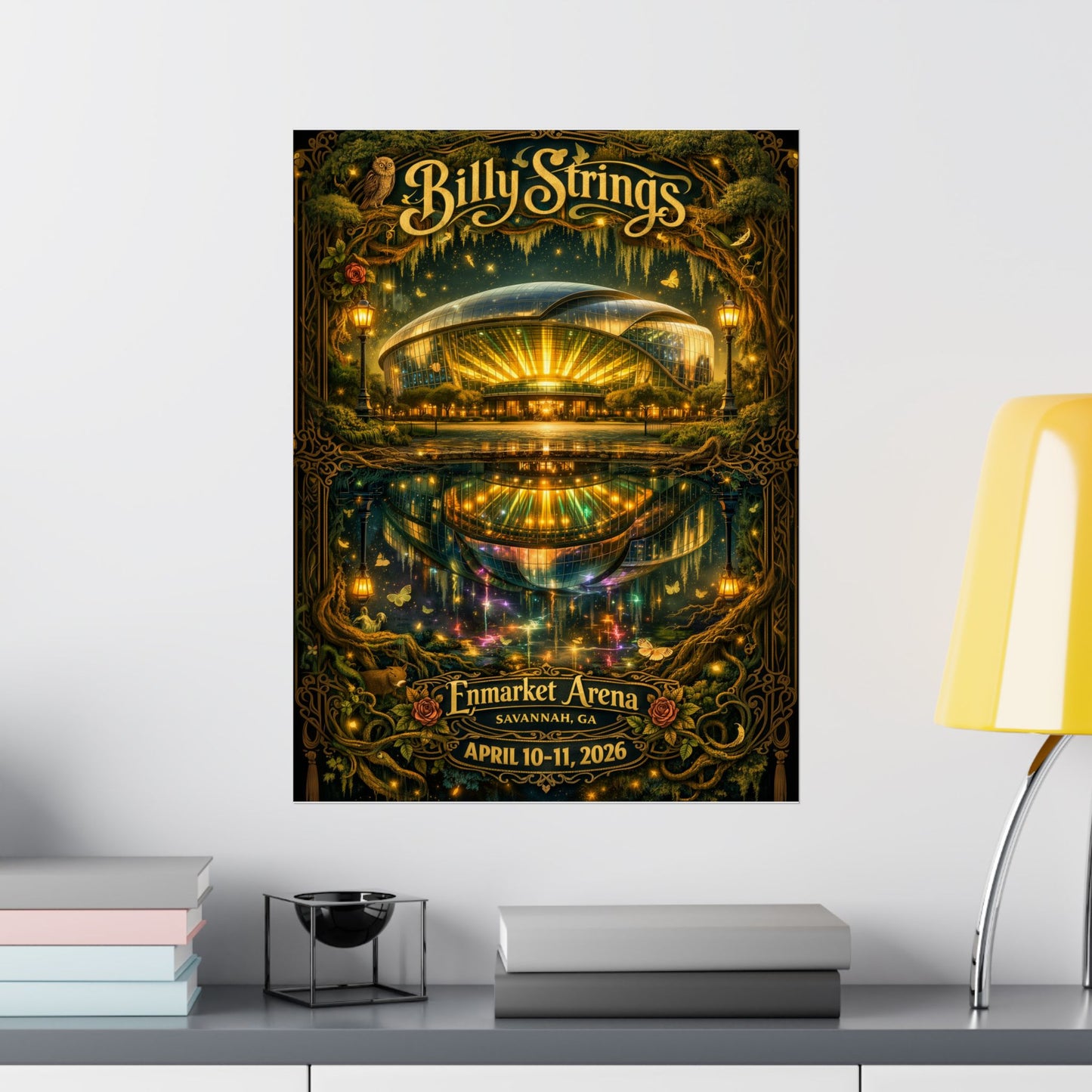 Billy Strings | 4/10/26 - 4/11/26 | Savannah, GA | Concert Poster  | V2