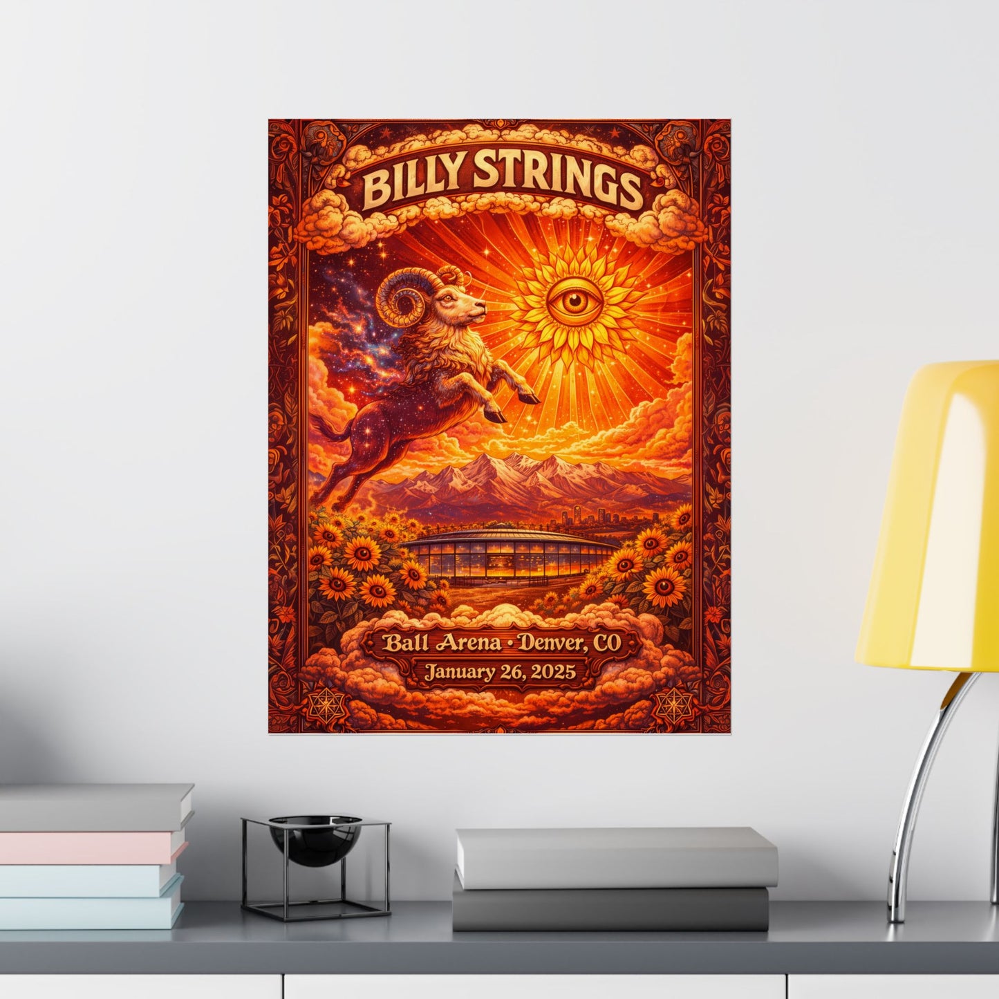 Billy Strings | 1/26/25 | Denver, CO | Concert Poster  | N3