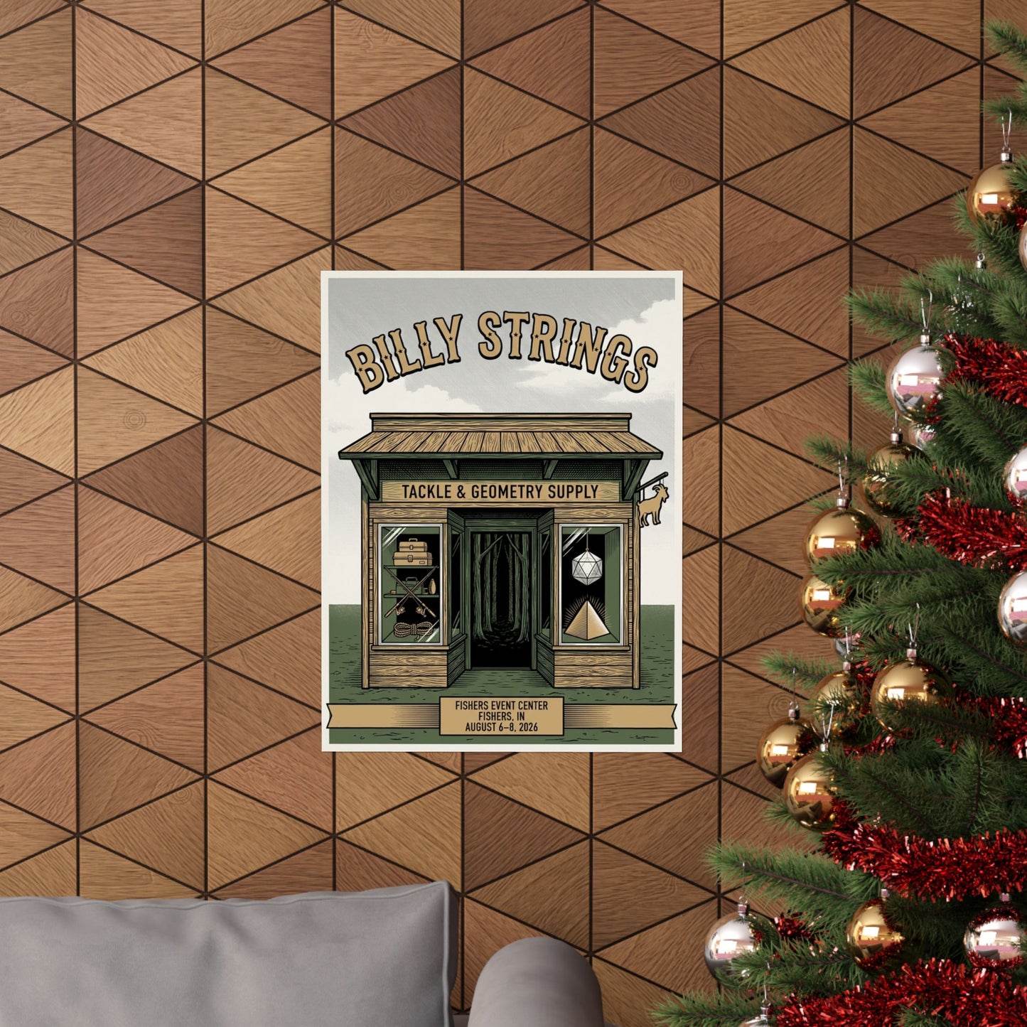 Billy Strings | August 6–8, 2026 | Fishers, IN | Concert Poster V1