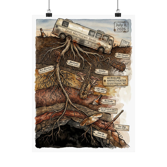 Dave Matthews Band | July 8, 2026 | Concert Poster
