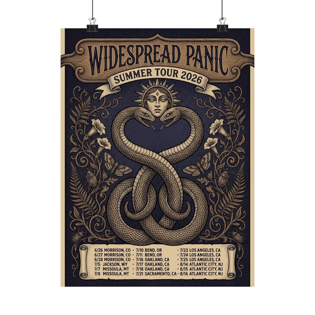 Widespread Panic | Summer Tour 2026 | Tour Poster