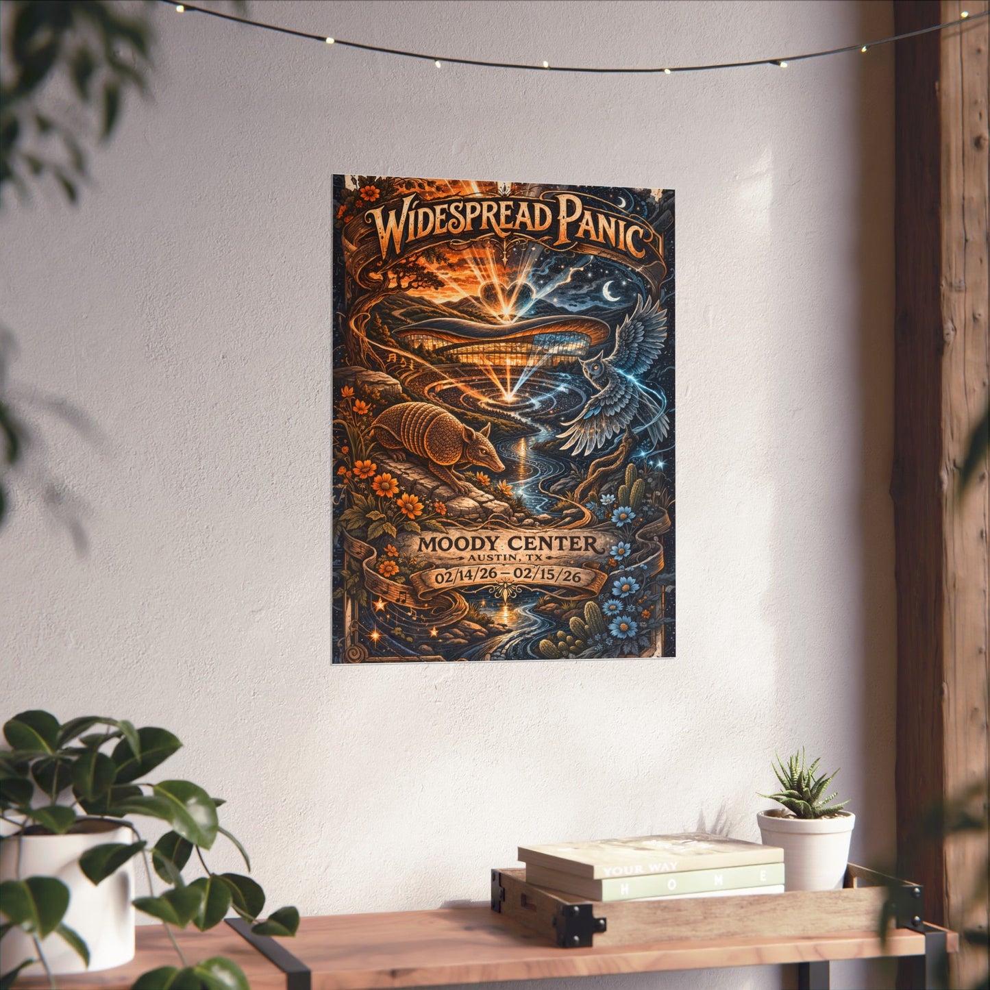 Widespread Panic | 02/14/26–02/15/26 | Austin, TX | Concert Poster  | V1