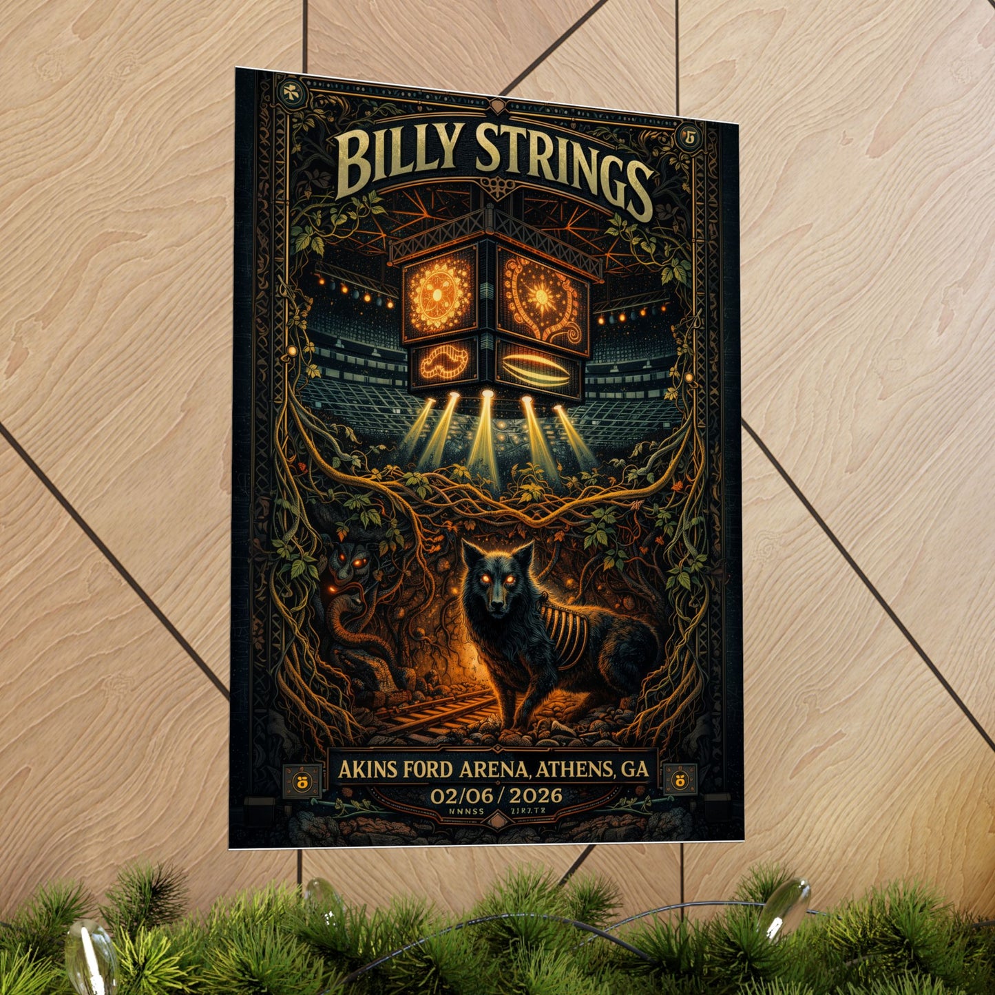 Billy Strings | 02/06/2026 | Athens, GA | Concert Poster  | N1