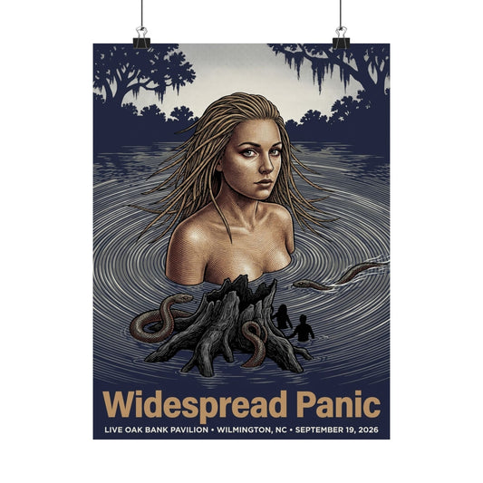 Widespread Panic | September 19, 2026 | Wilmington, NC | Concert Poster