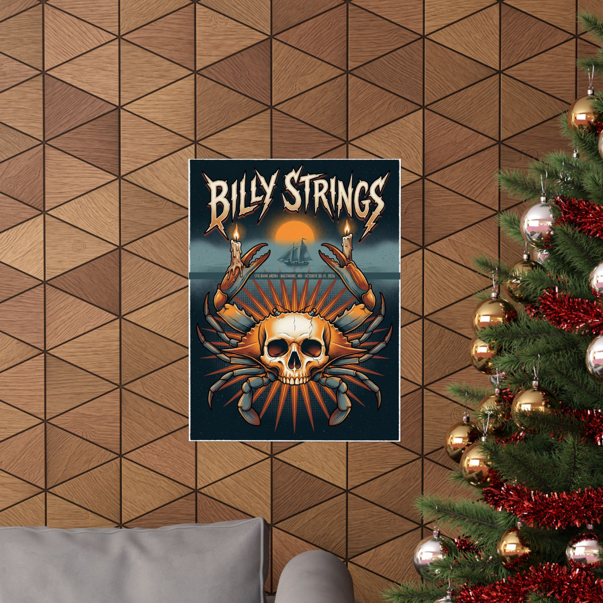 Billy Strings | October 30–31, 2026 | Baltimore, MD | Concert Poster