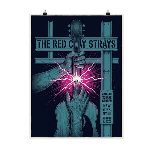 The Red Clay Strays | August 9, 2026 | NYC, NY | Concert Poster