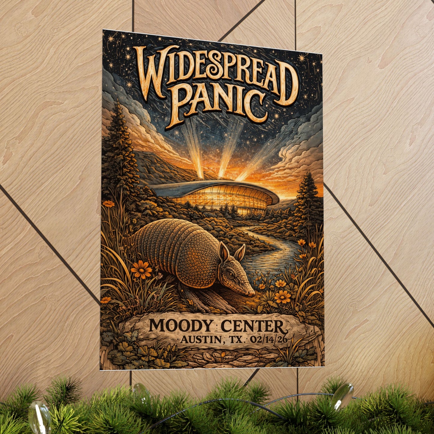 Widespread Panic | 02/14/26 | Austin, TX | Concert Poster  | N1