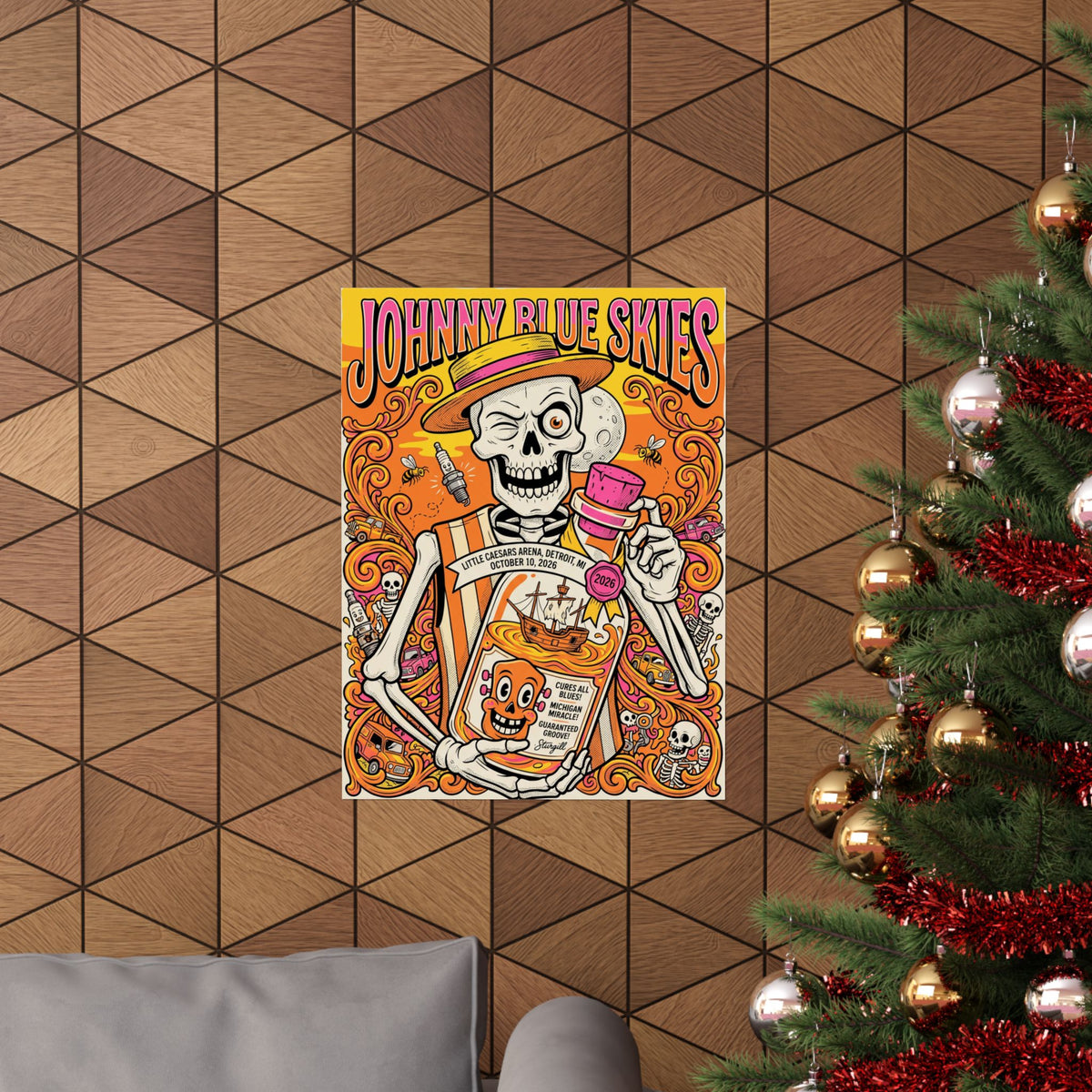 Johnny Blue Skies | October 10, 2026 | Detroit, MI | Concert Poster