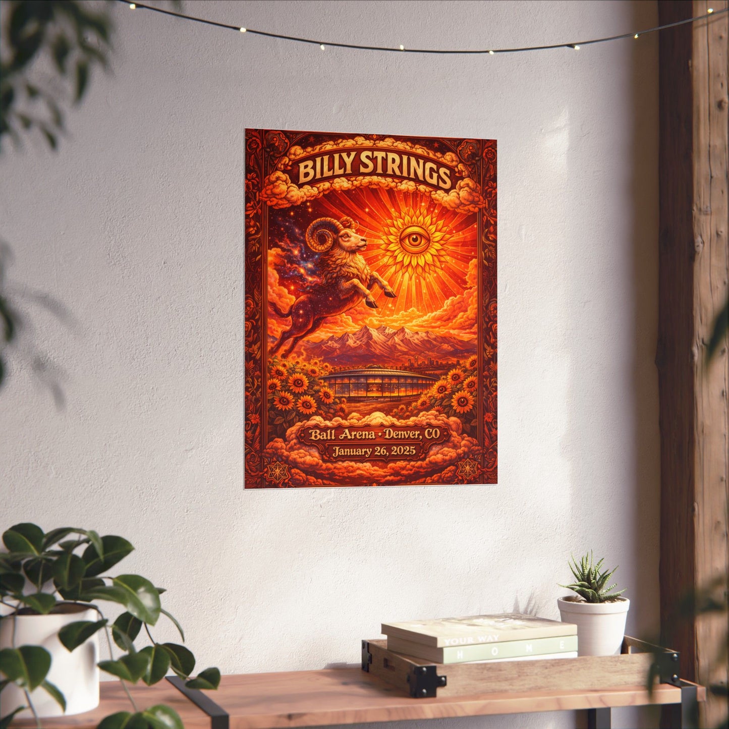 Billy Strings | 1/26/25 | Denver, CO | Concert Poster  | N3