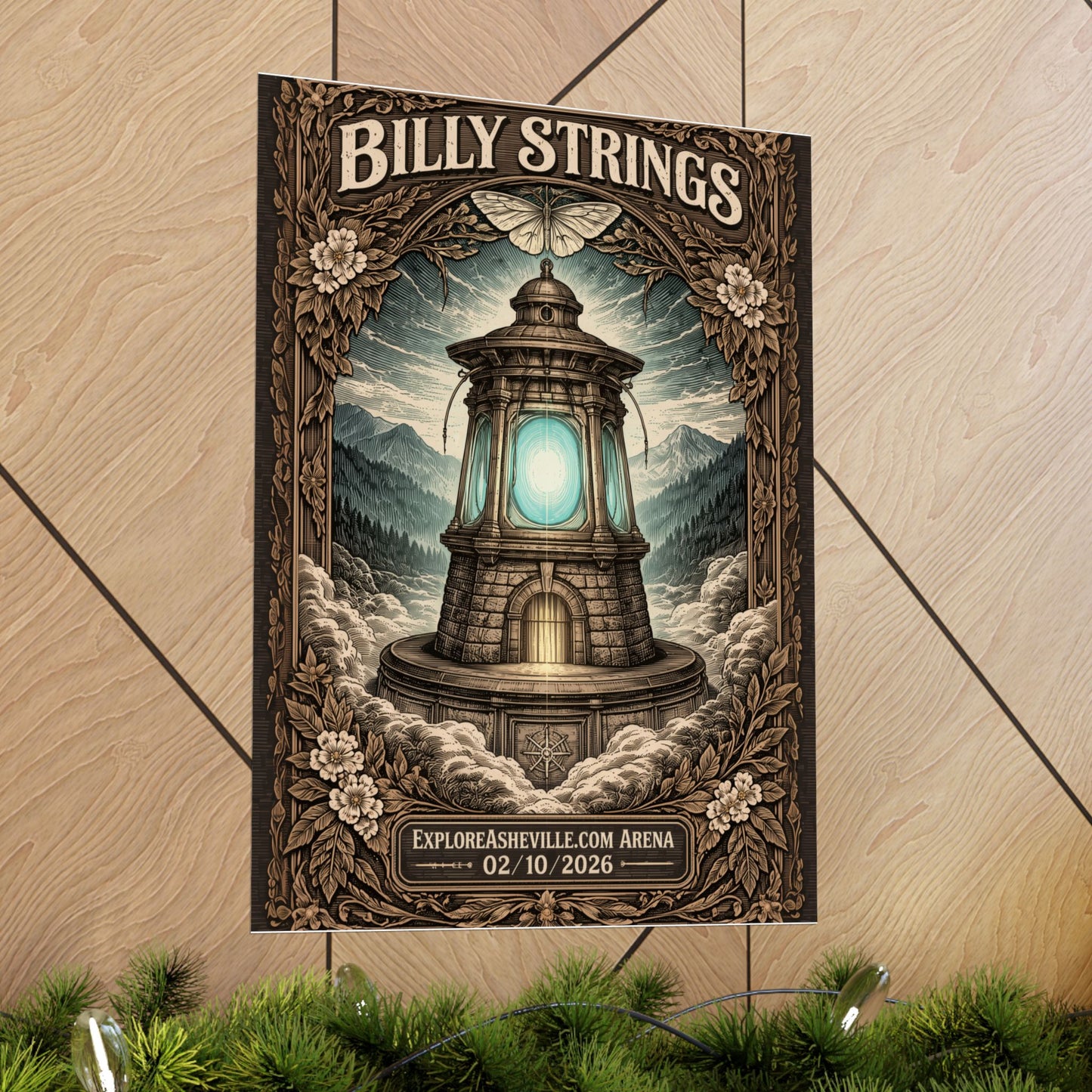 Billy Strings | 02/10/2026 | Asheville, NC | Concert Poster  | N2