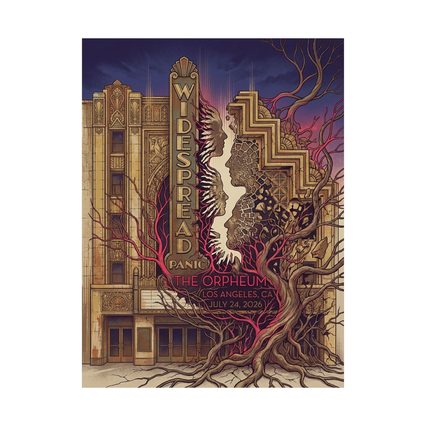 Widespread Panic | July 24, 2026 | Boston, MA | Concert Poster
