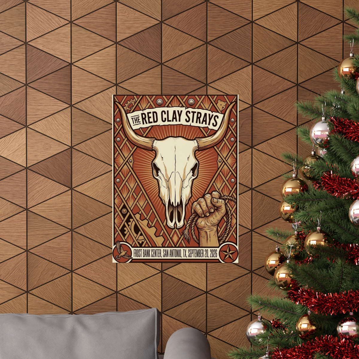 The Red Clay Strays | September 20, 2026 | San Antonio, TX | Concert Poster