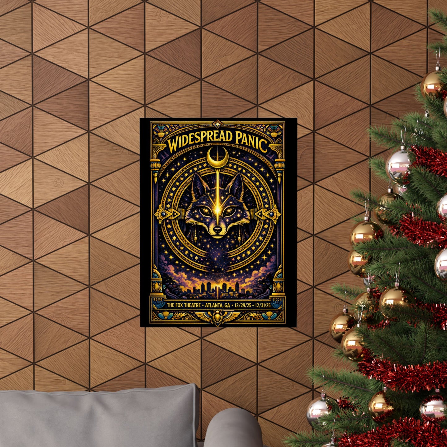 Widespread Panic | 12/29/25-12/31/25 | Atlanta, GA | Concert Poster  | V3