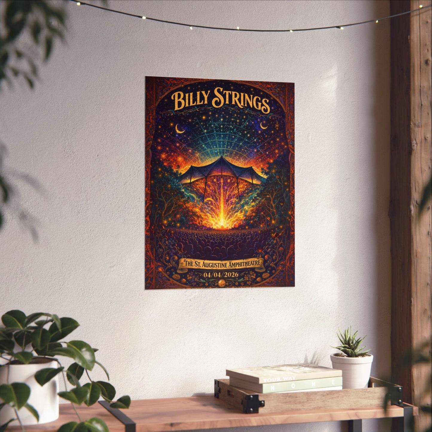 Billy Strings | 04/04/2026 | St. Augustine, FL | Concert Poster  | N3