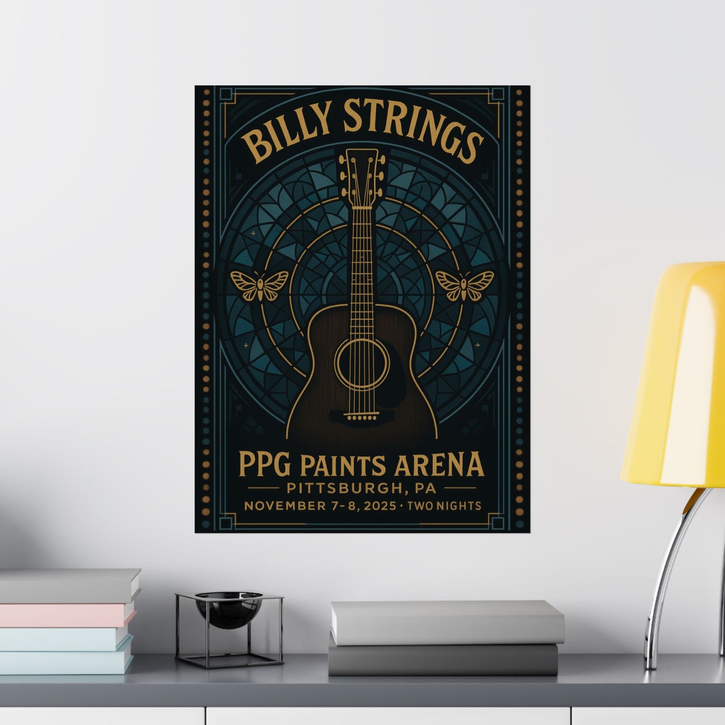 Billy Strings Pittsburgh November 7&8 | PPG Paints Arena | Concert Print | V1